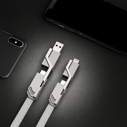 Câble de charge multi USB Type C Lightning charge rapide câble de données