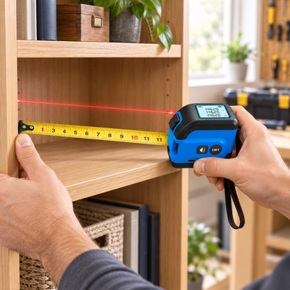 Laserbandmaß Mit Sprachansage Wiederaufladbar Bauprojekte