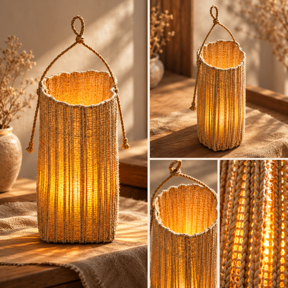 Laterne Handgefertigte Flammenlose Warmes Licht