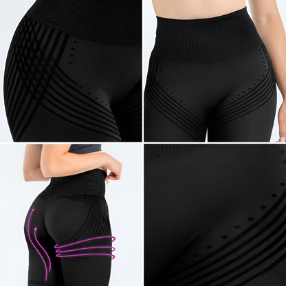 Leggings Damen Shaping Anti Cellulite 3D Kompression