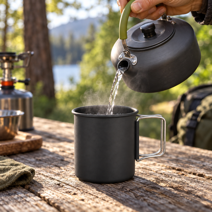 Leichte Aluminiummugg Für Camping Ultraleicht Und Haltbar