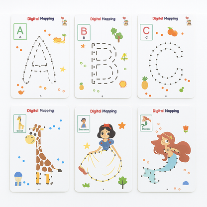 Lernheft Kinder Abwischbar Wiederverwendbar Schreiben Zahlen Üben