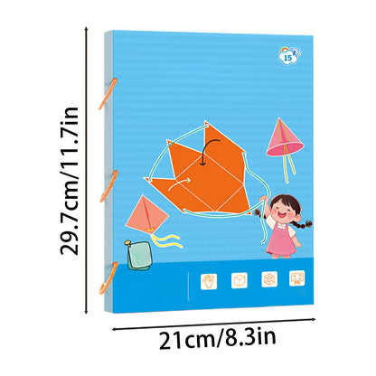 Jouet éducatif géométrie kit de bricolage formes enfants