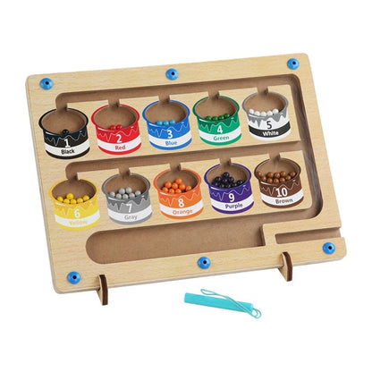 Jouet éducatif Tableau magnétique Montessori Jeu de tri des couleurs