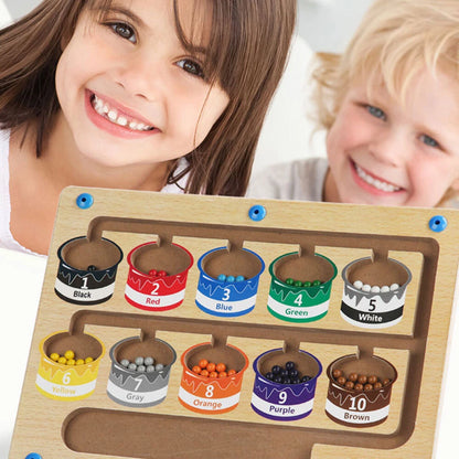Jouet éducatif Tableau magnétique Montessori Jeu de tri des couleurs