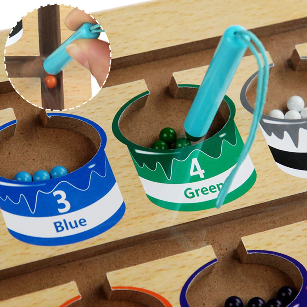 Jouet éducatif Tableau magnétique Montessori Jeu de tri des couleurs
