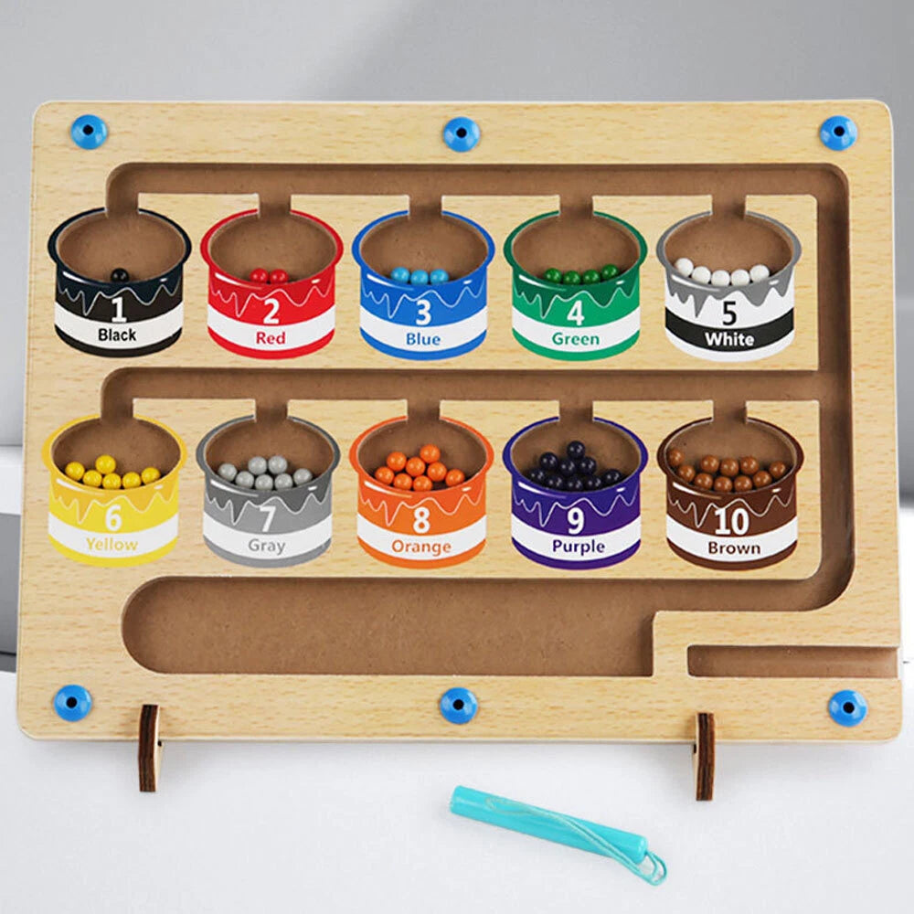 Jouet éducatif Tableau magnétique Montessori Jeu de tri des couleurs