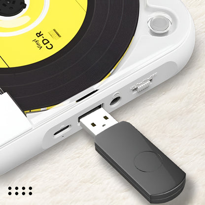 Lettore CD Bluetooth Portatile HiFi Lettore Musicale Ricaricabile