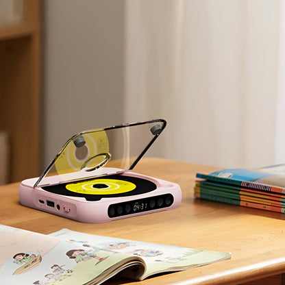 Lettore CD Bluetooth Portatile HiFi Lettore Musicale Ricaricabile