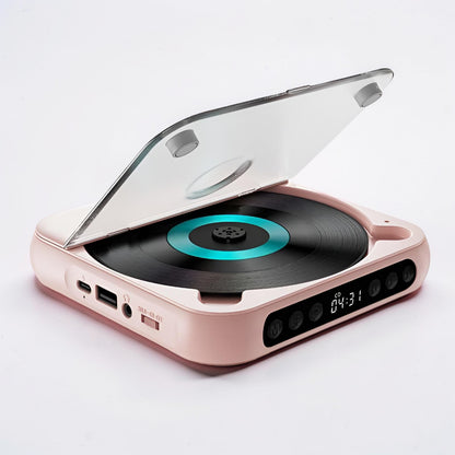 Lettore CD Bluetooth Portatile HiFi Lettore Musicale Ricaricabile