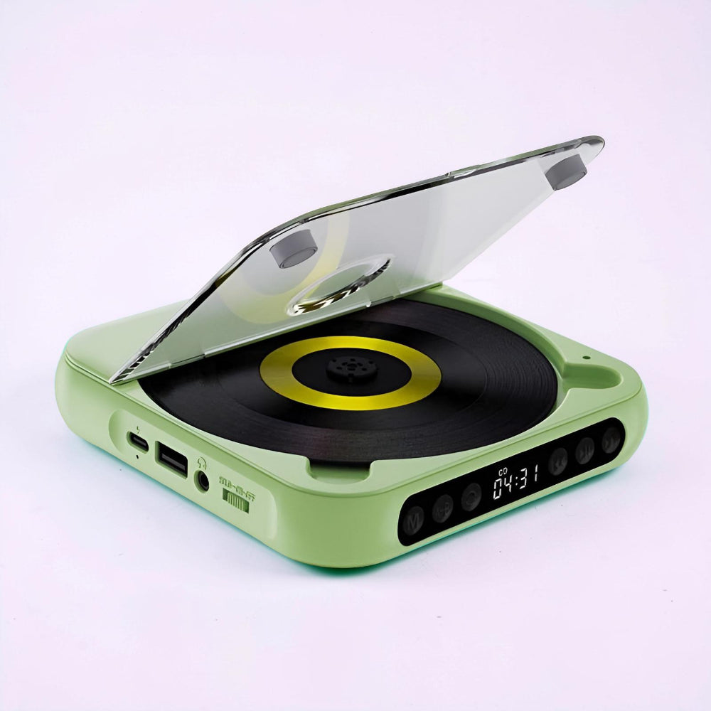 Lettore CD Bluetooth Portatile HiFi Lettore Musicale Ricaricabile