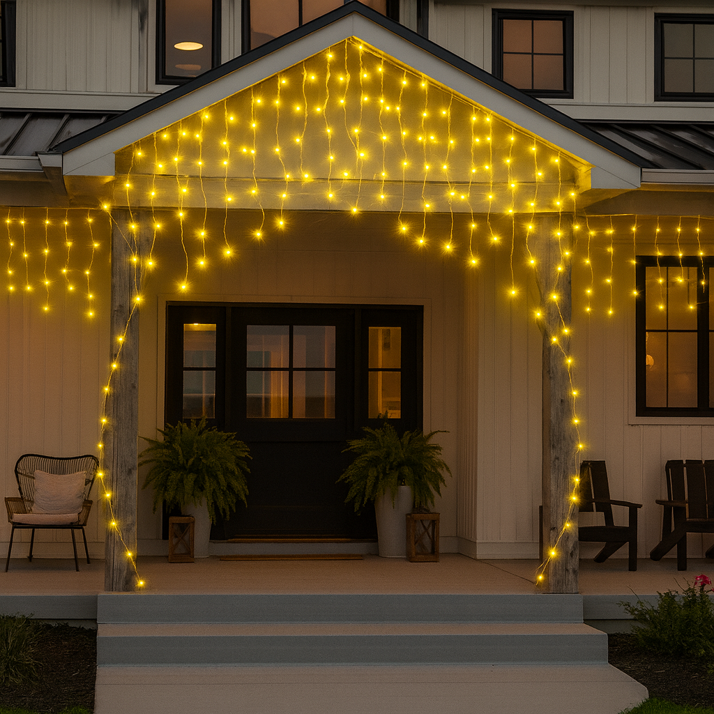 Lichtervorhang Indoor Outdoor LED Dekobeleuchtung Hängeleuchte