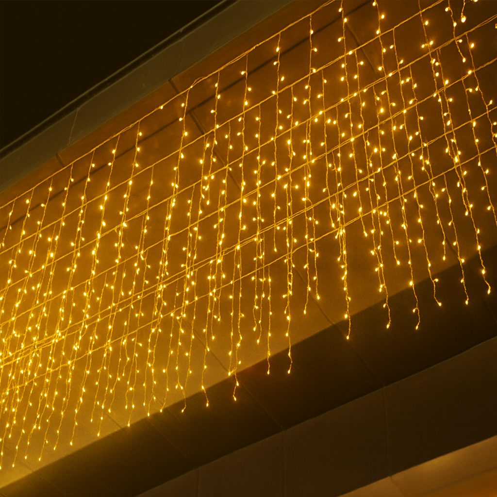 Lichtervorhang Indoor Outdoor LED Dekobeleuchtung Lichterkette
