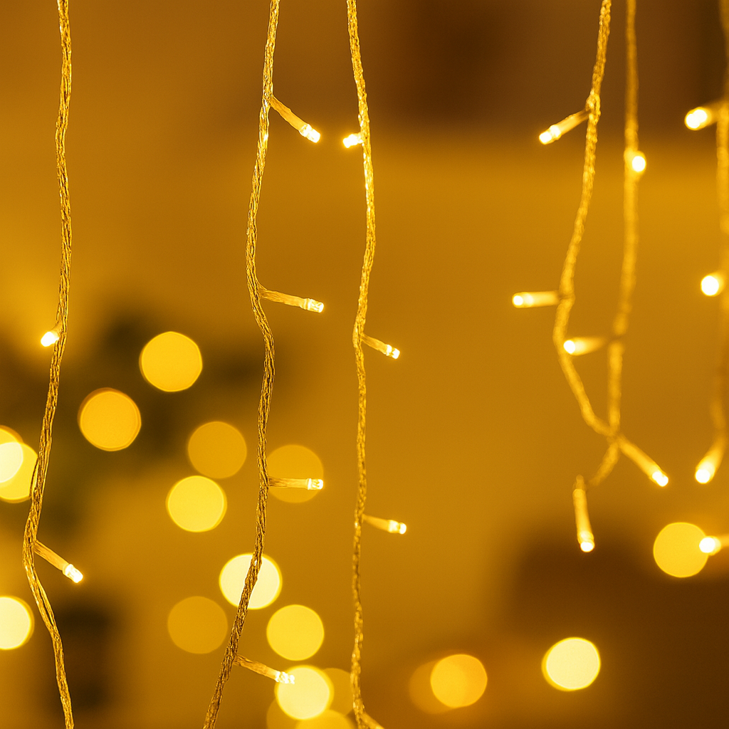 Lichtervorhang Indoor Outdoor LED Dekobeleuchtung Lichterkette