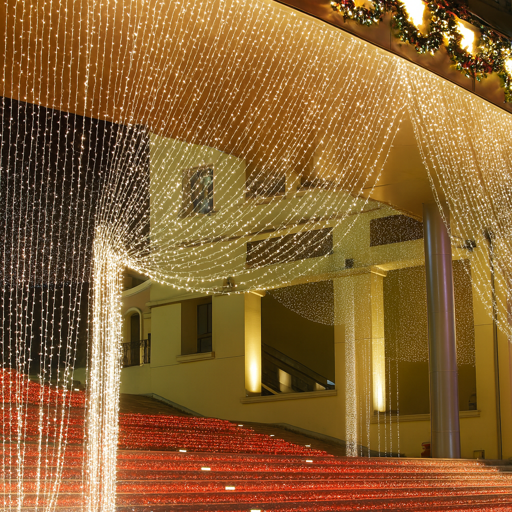 Lichtervorhang Indoor Outdoor LED Dekolicht Festliche Lichterkette