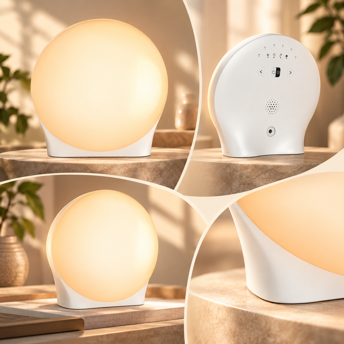 Lichttherapielampe Für Winterdepression Timer Tischlampe