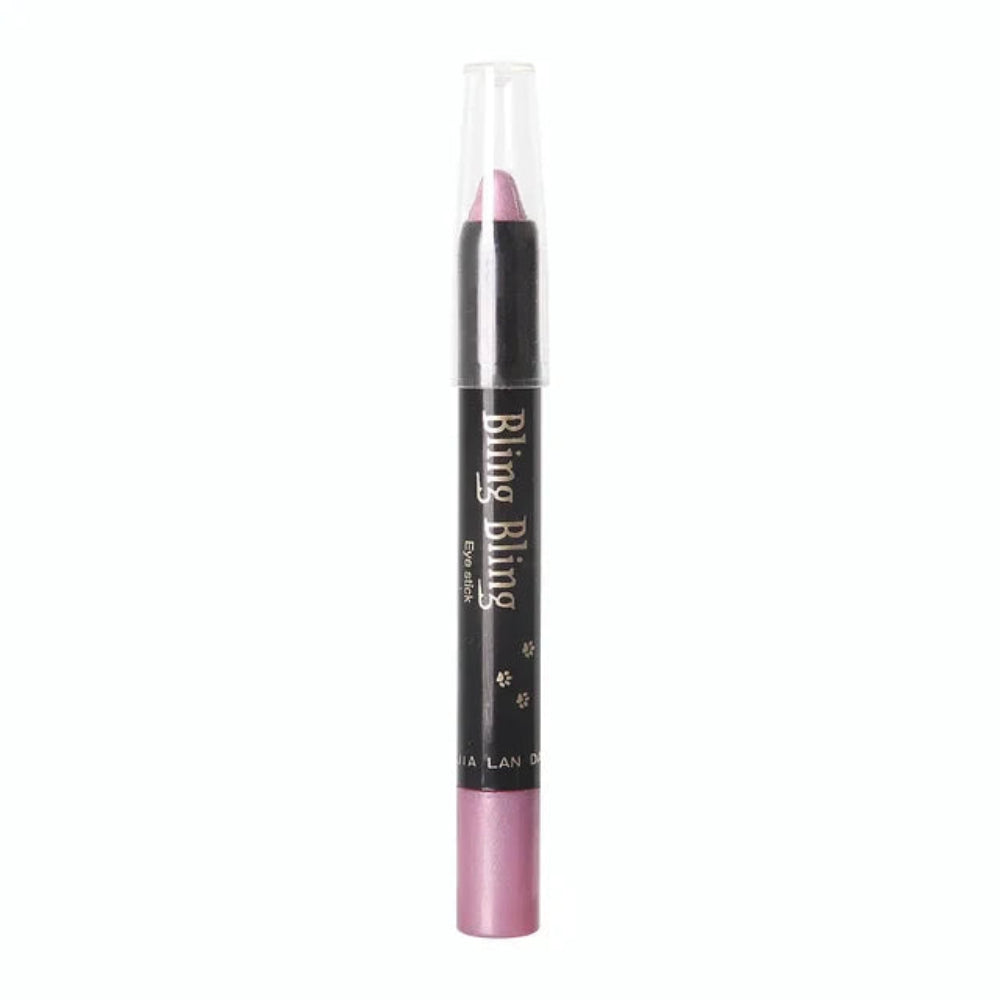 Lápiz de sombra de ojos con brillo, resistente al agua para maquillaje