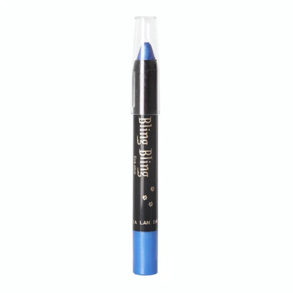 Lápiz de sombra de ojos con brillo, resistente al agua para maquillaje