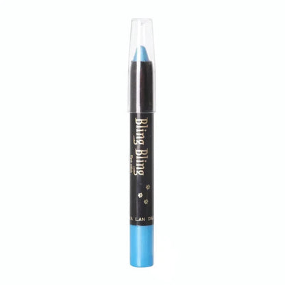 Lápiz de sombra de ojos con brillo, resistente al agua para maquillaje