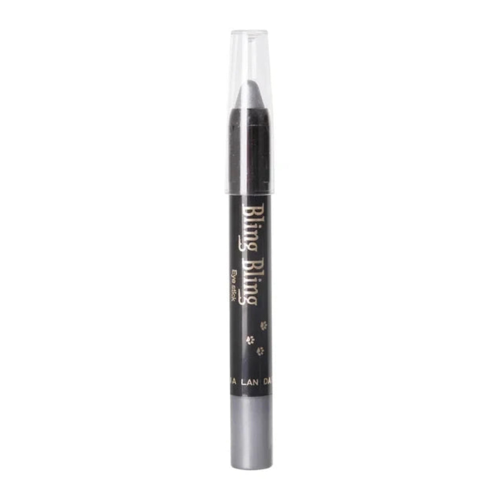 Lápiz de sombra de ojos con brillo, resistente al agua para maquillaje