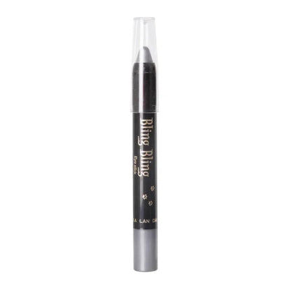 Lápiz de sombra de ojos con brillo, resistente al agua para maquillaje