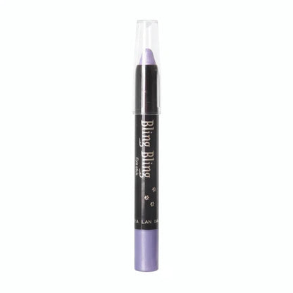 Lápiz de sombra de ojos con brillo, resistente al agua para maquillaje