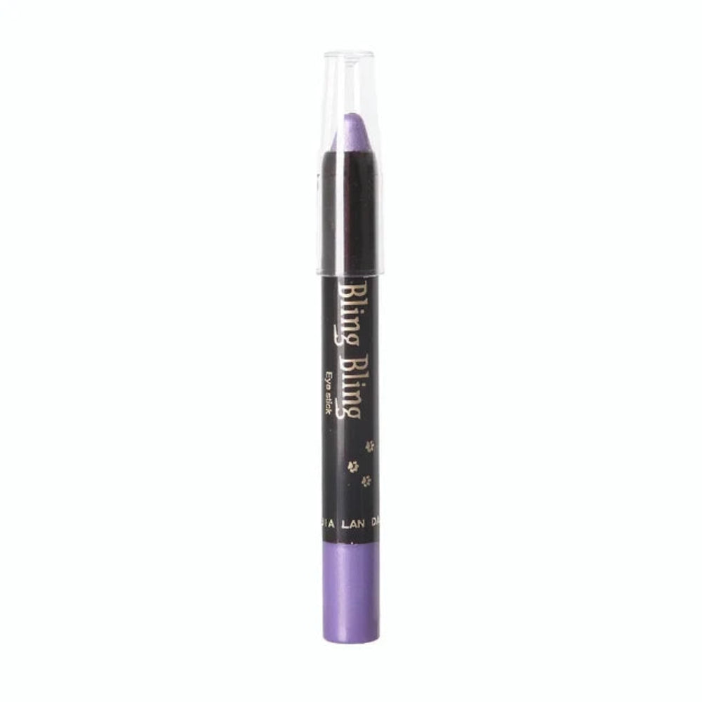 Lápiz de sombra de ojos con brillo, resistente al agua para maquillaje