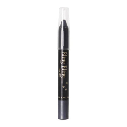 Lápiz de sombra de ojos con brillo, resistente al agua para maquillaje