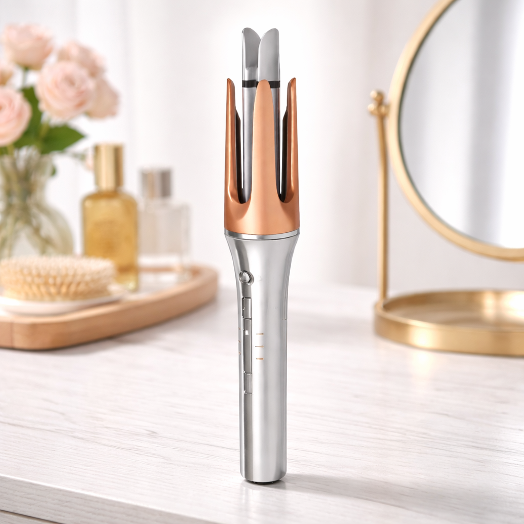 Curling Iron Automatic Rotating Ion Technology Hair Styling