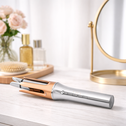 Curling Iron Automatic Rotating Ion Technology Hair Styling