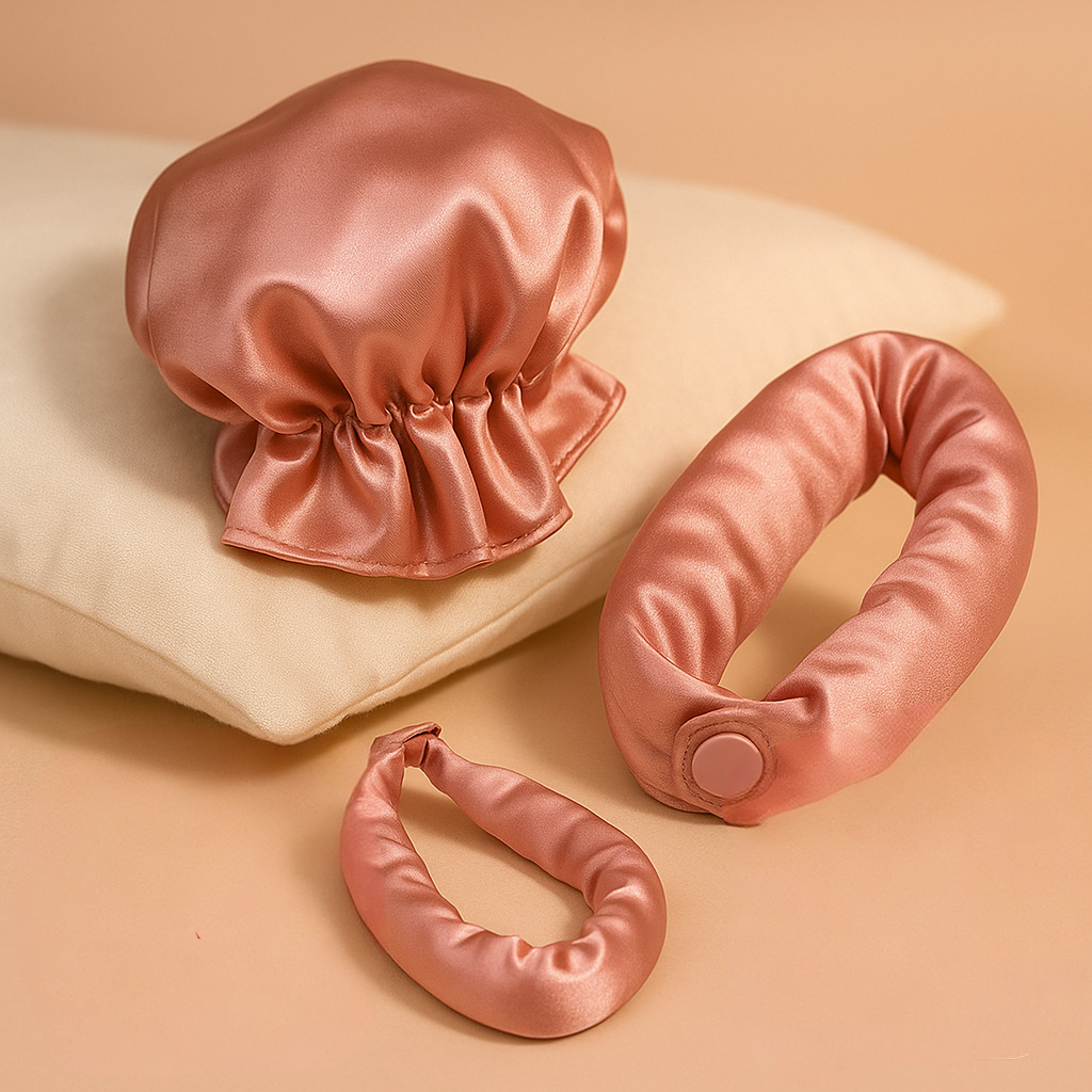 Lockenwickler Satin Heatless Haar Curler Set