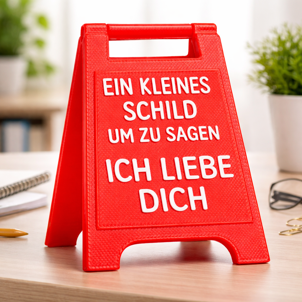 Valentine's Day Decoration Sign Mini Table Display Gift
