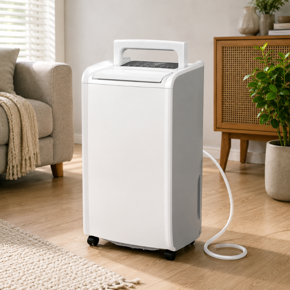 Dehumidifier Cooling Drain Hose Basement Living Spaces