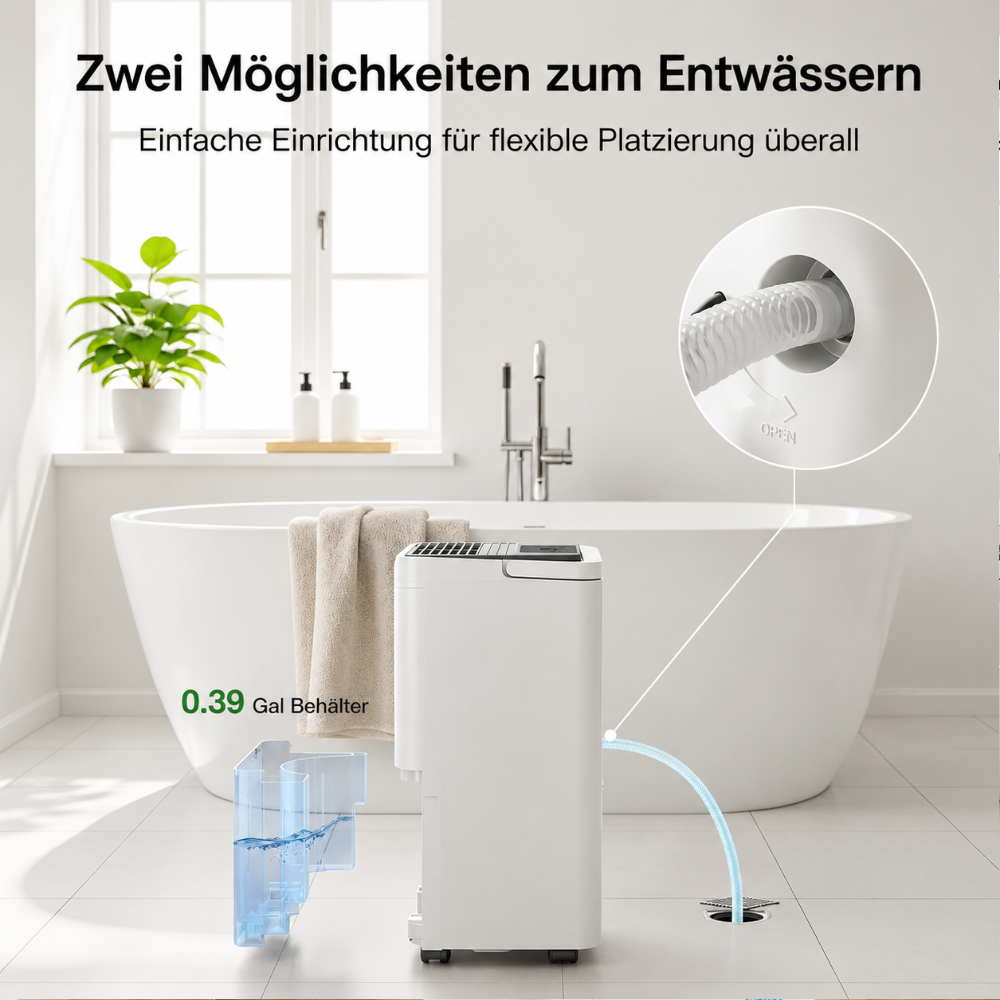 Luftentfeuchter Kühlung Keller Wohnräume Luftfeuchtigkeit