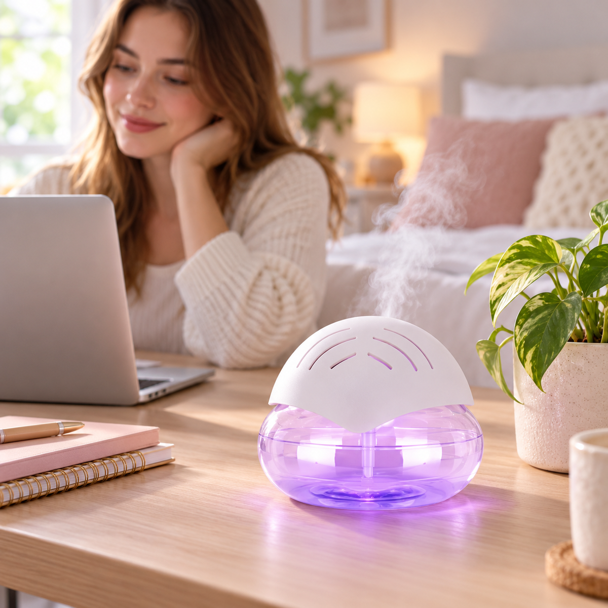 Luftreiniger Mit LED Beleuchtung Aromatherapie