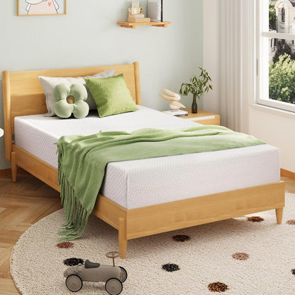 Green Memory Foam Mattress Sleeping Mat Restful Sleep