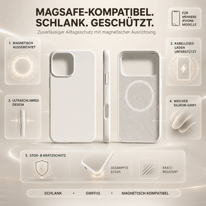 Etui silikonowe kompatybilne z MagSafe Smukły design