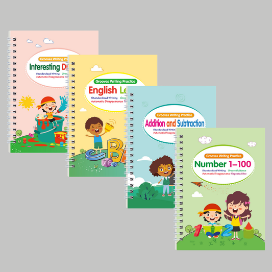 Magical Preschool Exercise Book Children Learn Writing Set
