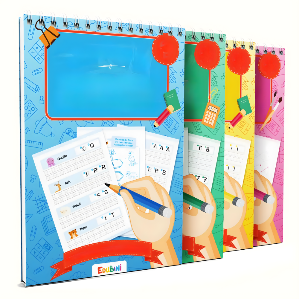 Magisches Vorschule Übungsheft Kinder Schreiben Lernen Set
