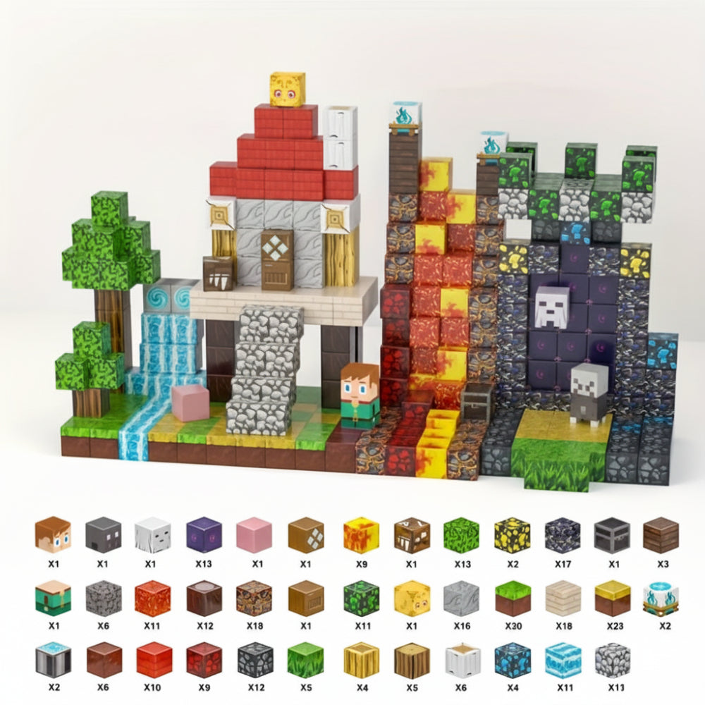 Magnetic Building Blocks Educational Construction Toy Set