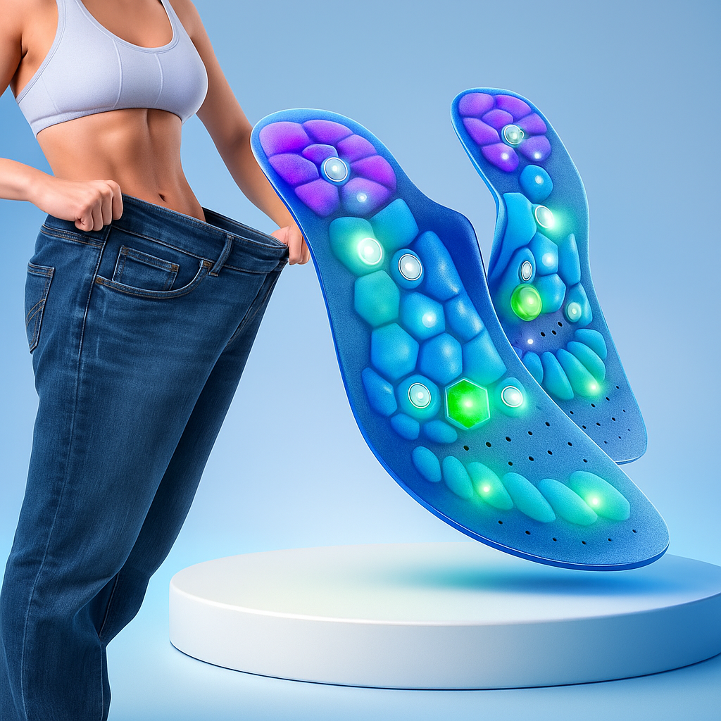 Magnetische Einlegesohlen zur Gewichtsreduktion