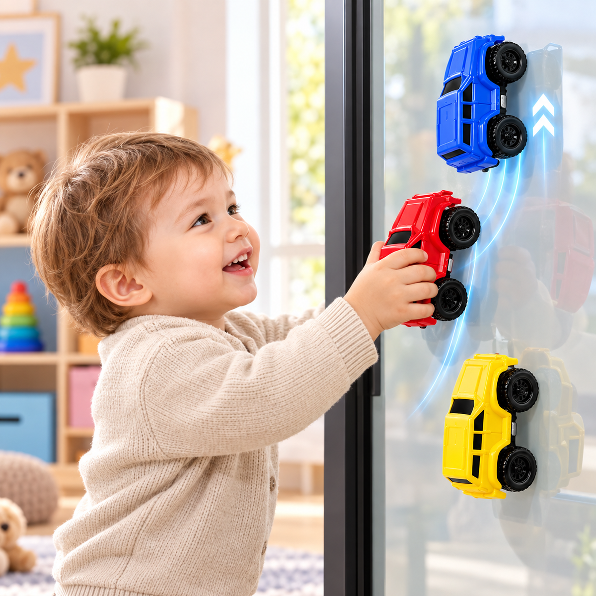 Magnetische Kletterautos Wand Kletterautos Kinder Spielzeug