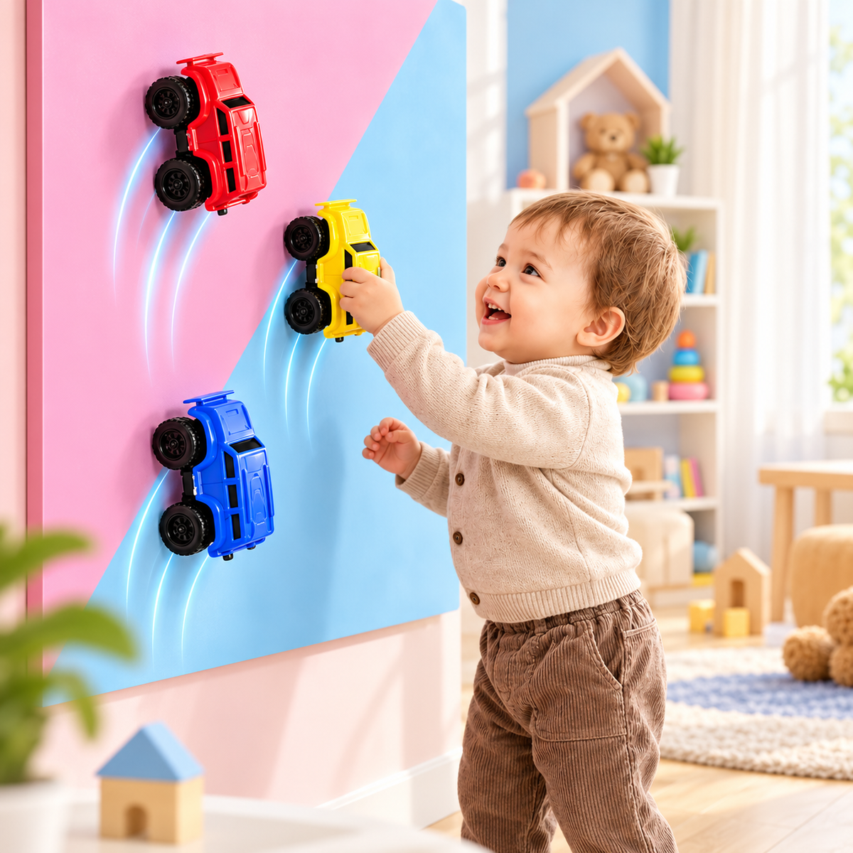 Magnetische Kletterautos Wand Kletterautos Kinder Spielzeug