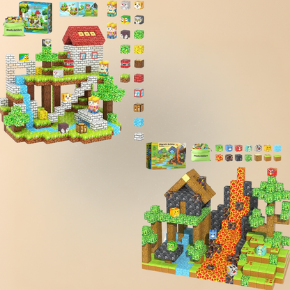 Magnetische Bausteine Kinder Lernspielzeug Kreatives Spielset