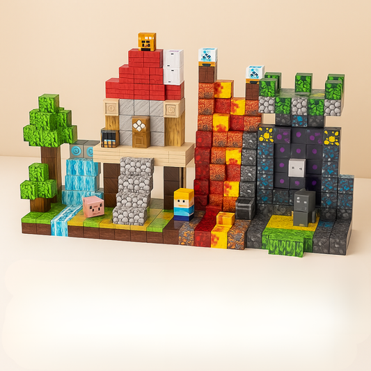 Magnetische Bausteine Kinder Lernspielzeug Set Pädagogisches Geschenk