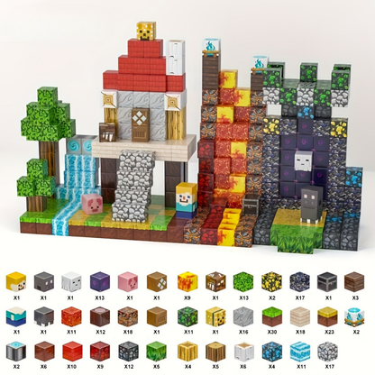 Magnetische Bausteine Kinder Lernspielzeug Set Pädagogisches Geschenk