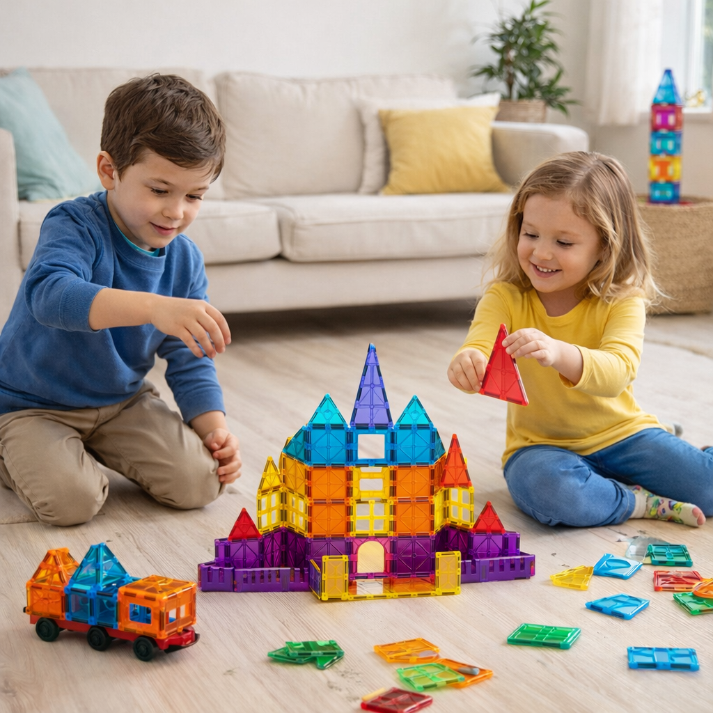 Magnetic Building Toy Set Construction Toy Kids