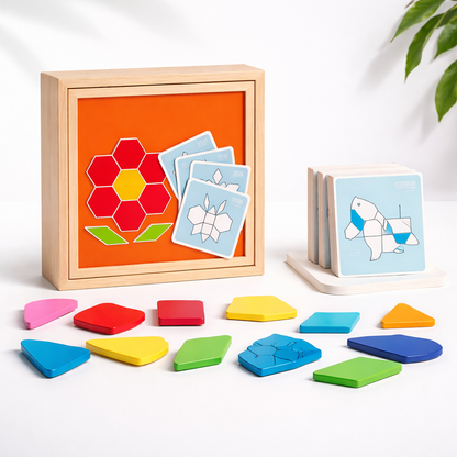 Magnetspielzeug Lernpuzzle Formen Logikspiel Kinder