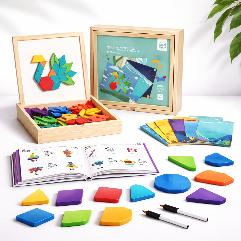 Magnetspielzeug Lernpuzzle Formen Logikspiel Kinder