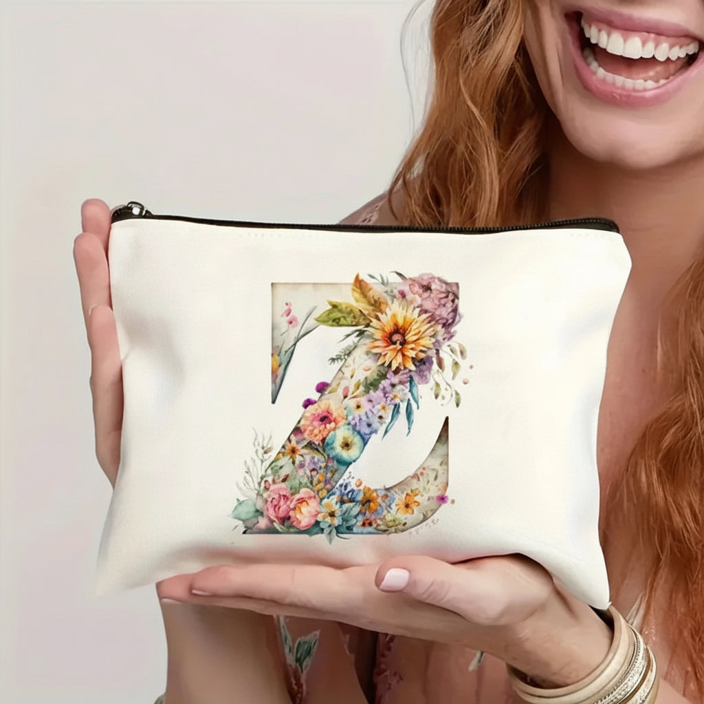 Mothers Day Flowers Cosmetic Bag Pouch Makeup Bag Travel